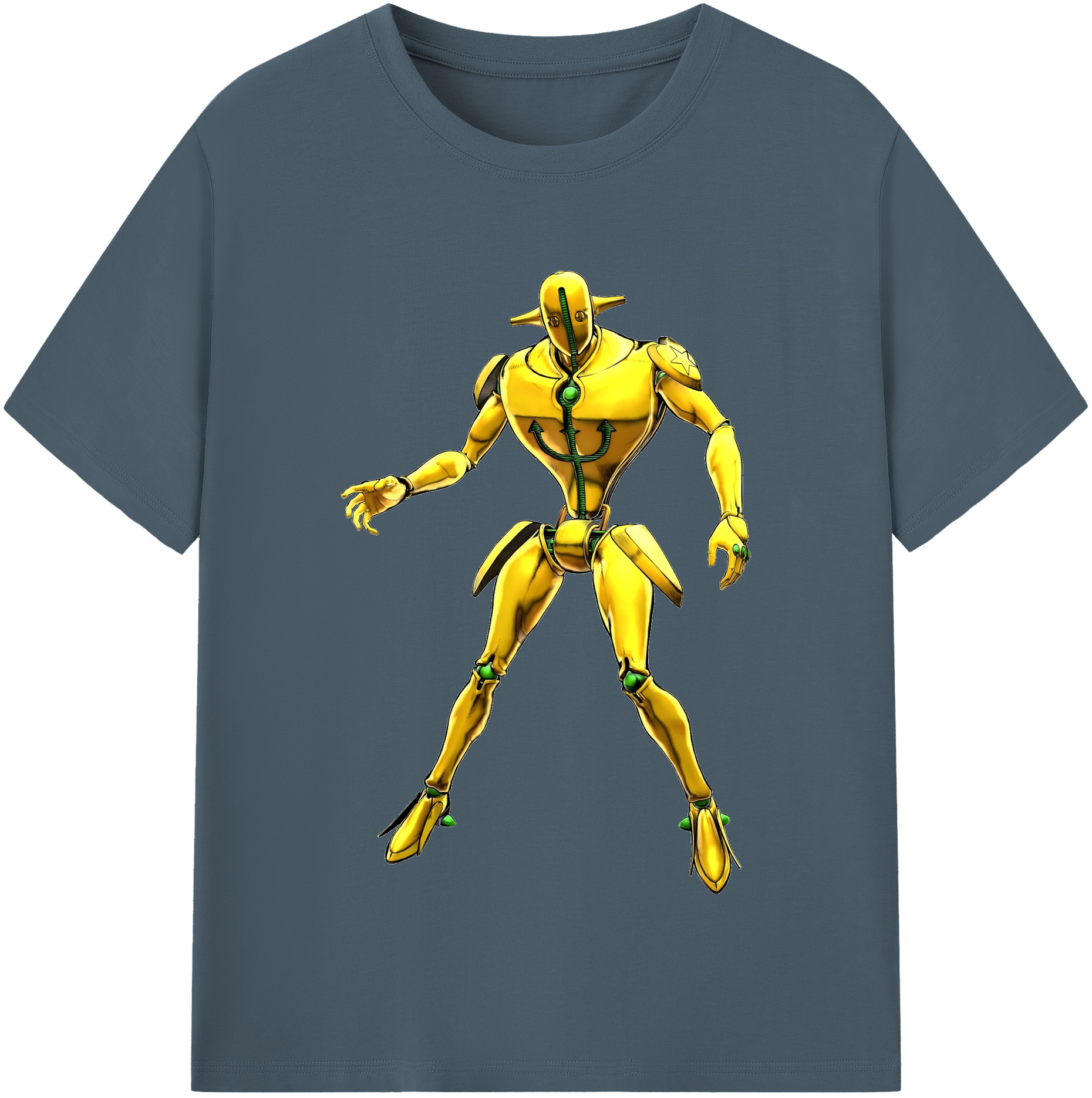 （画像用） ジョジョの奇妙な冒険 JoJo's Bizarre Adventure 綿100％半袖Tシャツ（フロントプリント）